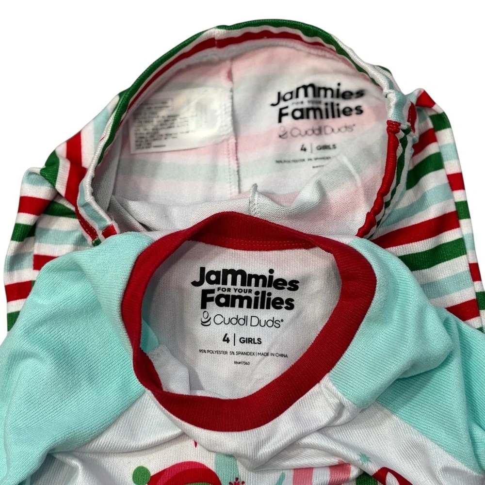 Jammies for your Families Cute‎ Elf Pajama Set - Size 4 NWT